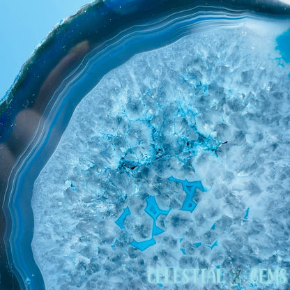 Teal Agate Semi-Polished Small Freeform