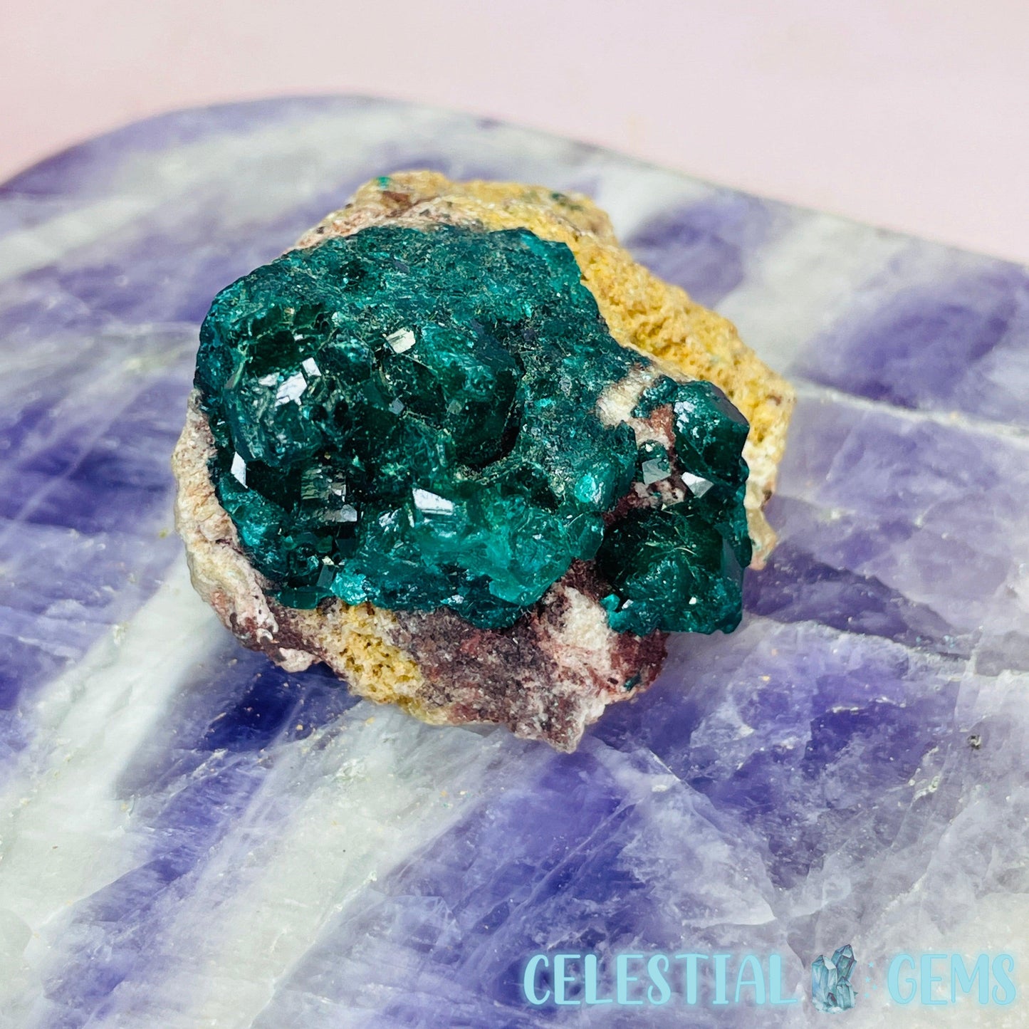 Rare Dioptase Cluster Small Specimen I