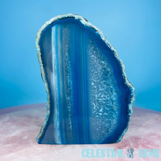 Teal Agate Semi-Polished Small Freeform