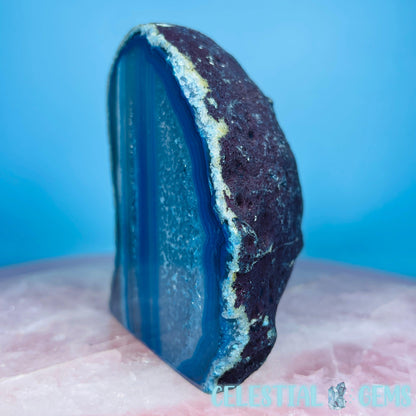 Teal Agate Semi-Polished Small Freeform