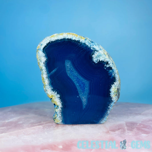 Blue Agate Semi-Polished Small Freeform