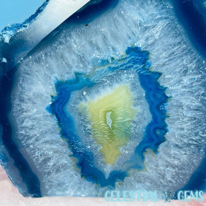 Blue Agate Semi-Polished Small Freeform