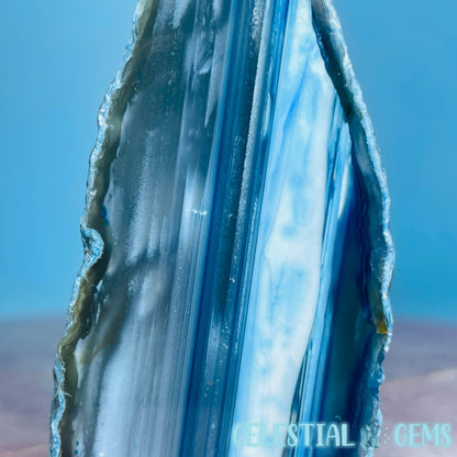 Blue Agate Semi-Polished Small Freeform
