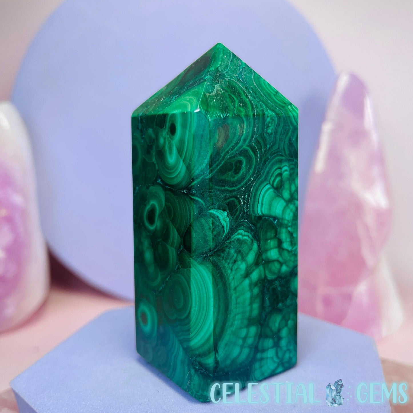 Malachite Small Obelisk Tower