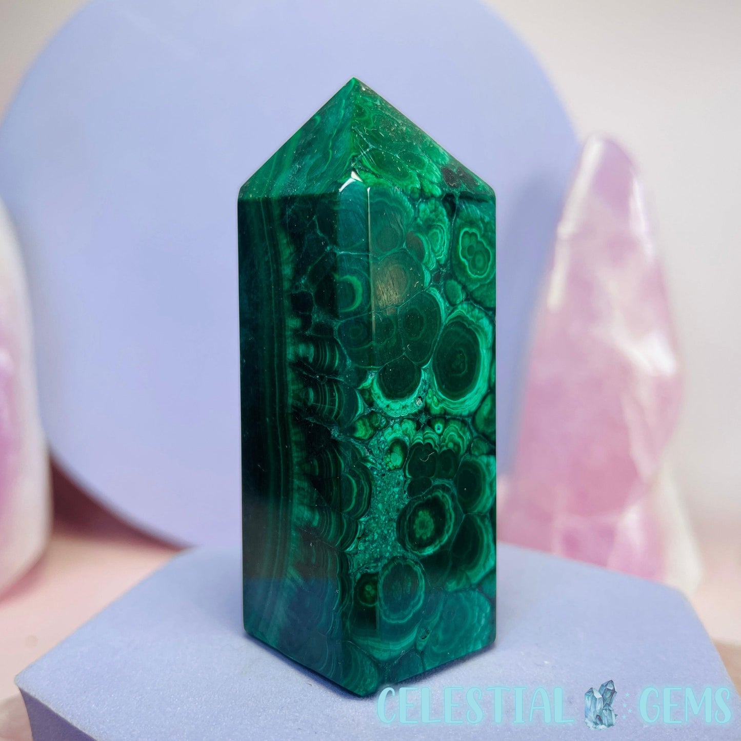 Malachite Small Obelisk Tower