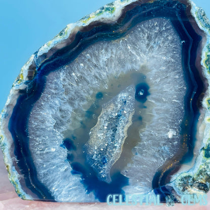 Blue Agate Semi-Polished Small Freeform