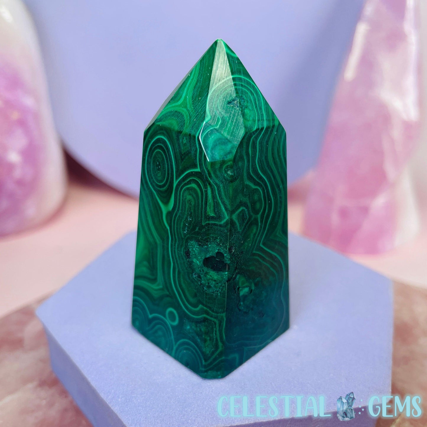 Malachite Small Obelisk Tower