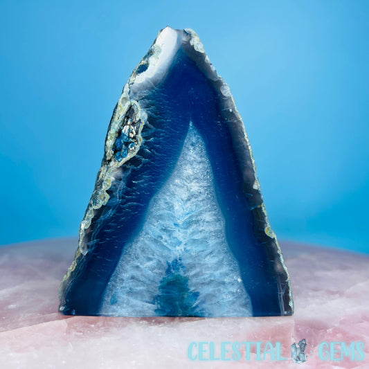 Blue Agate Semi-Polished Small Freeform