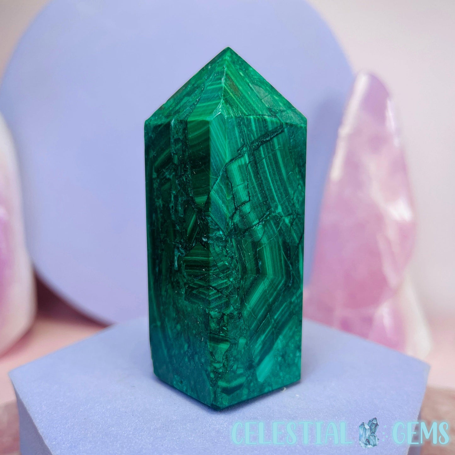 Malachite Small Obelisk Tower