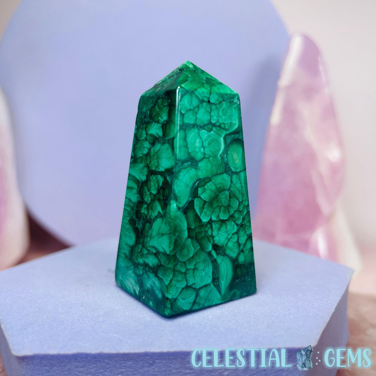 Malachite Small Obelisk Tower