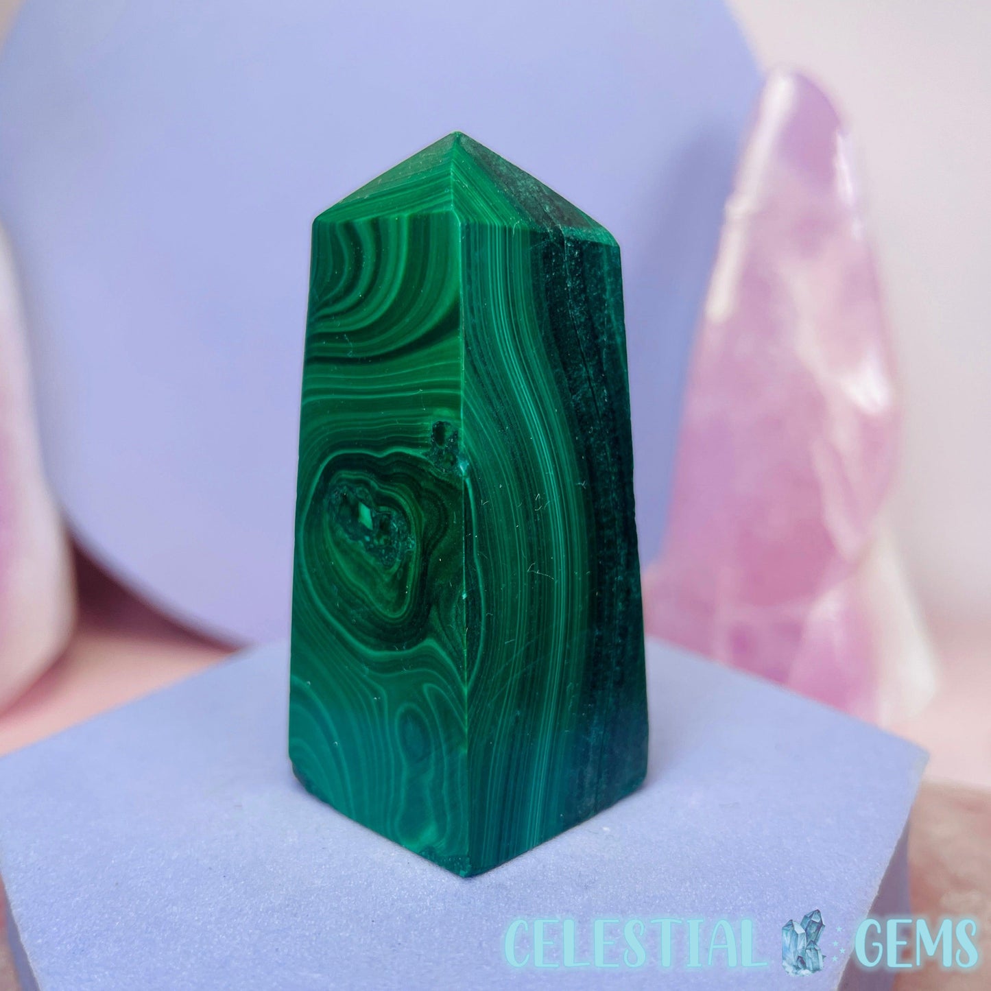 Malachite Small Obelisk Tower