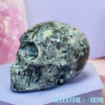 Yooperlite Skull Small Carving