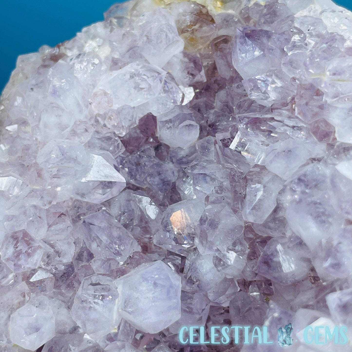 Amethyst + Pink Flower Agate Cluster Semi-Polished Sphere