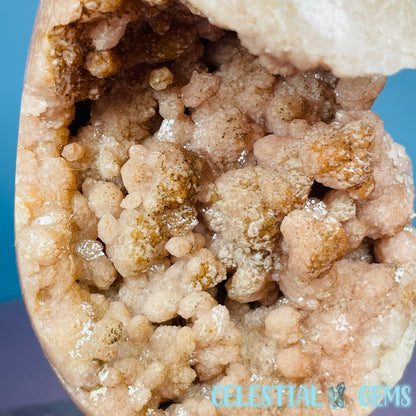 Pink Amethyst Druzy Cluster Semi-Polished Egg