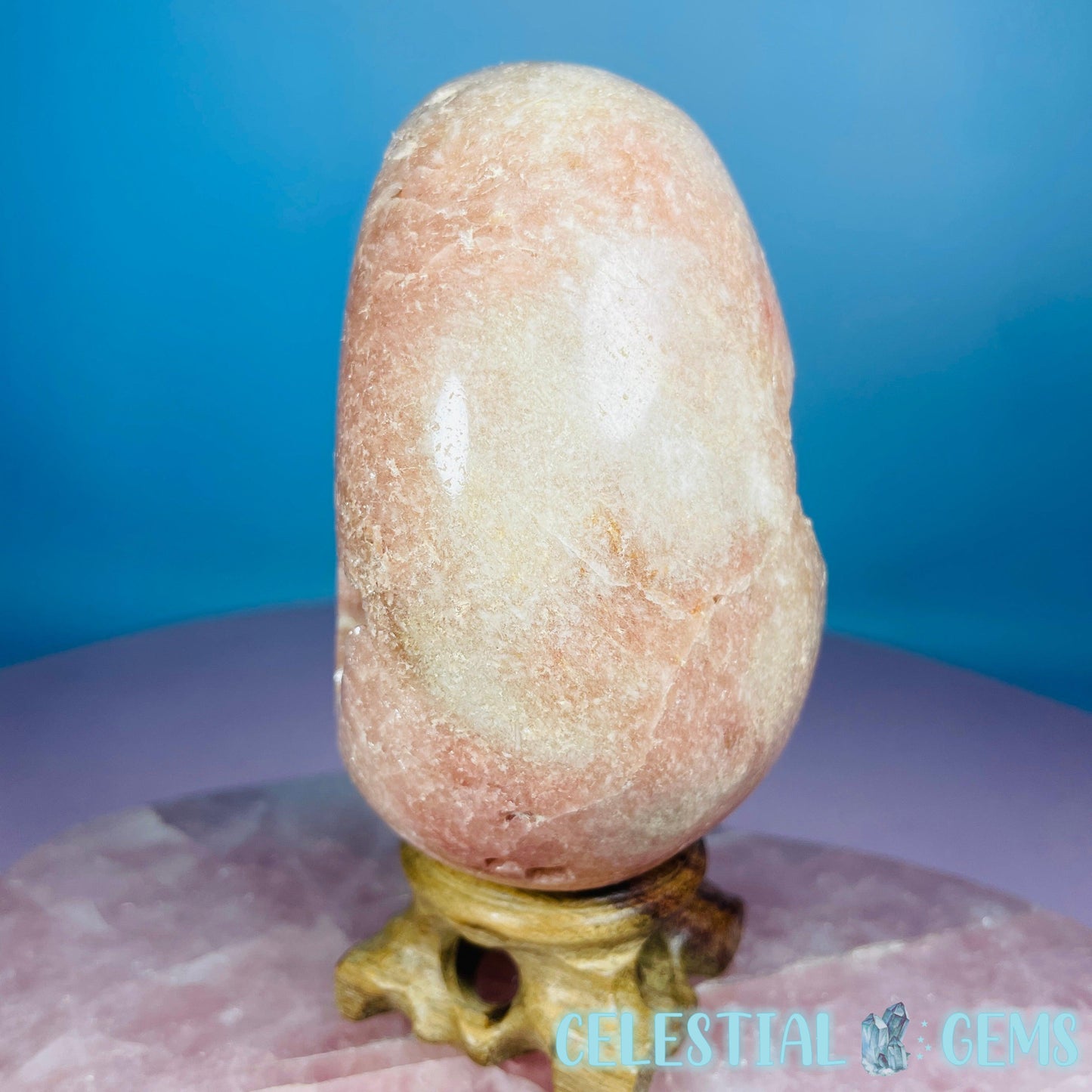 Pink Amethyst Druzy Cluster Semi-Polished Egg