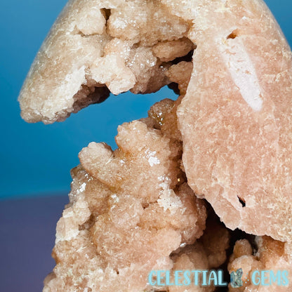 Pink Amethyst Druzy Cluster Semi-Polished Egg