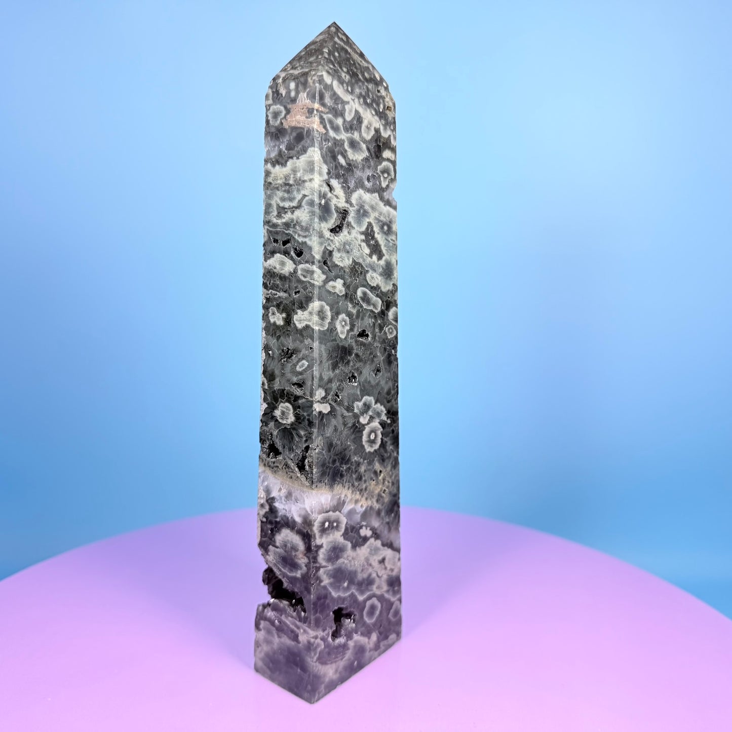 Green Ocean Jasper Large Tower