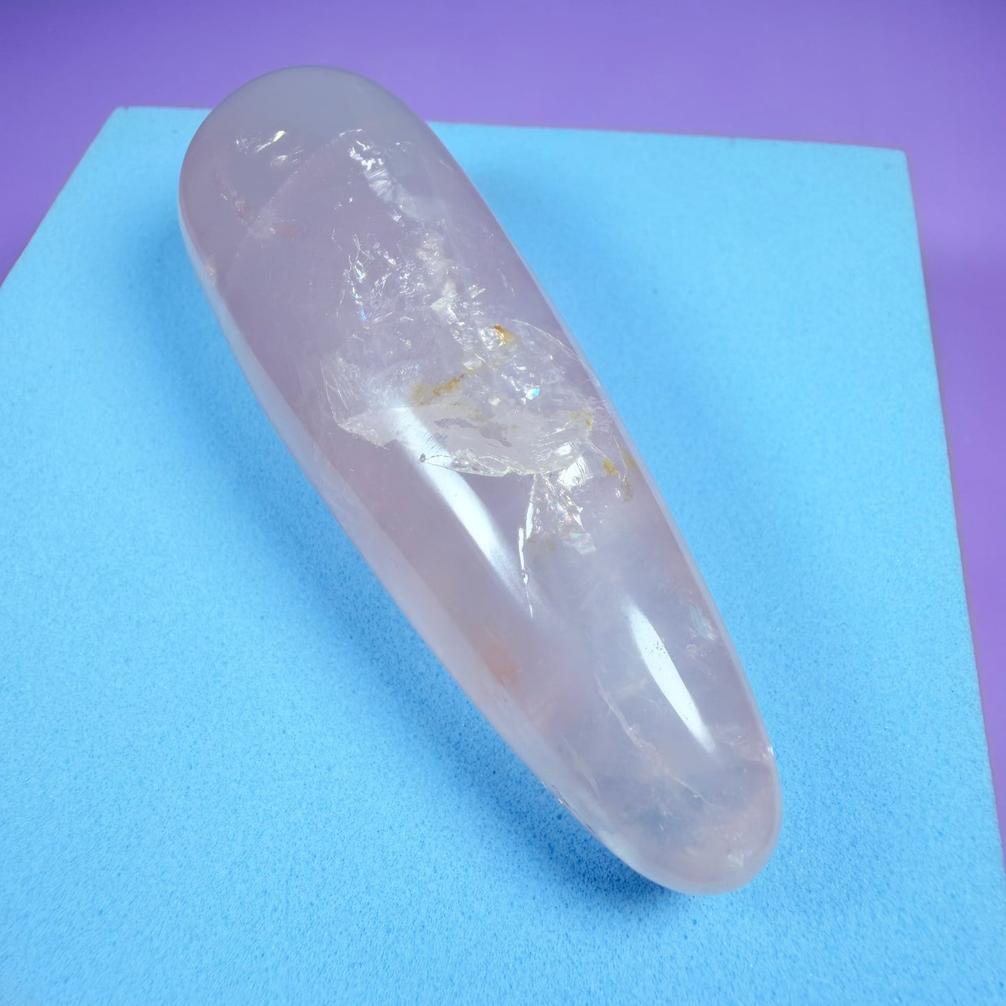 Rose Quartz Small Massage Wand