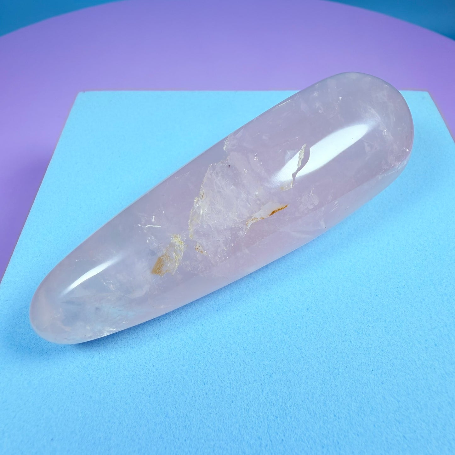 Rose Quartz Small Massage Wand