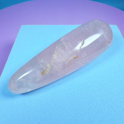 Rose Quartz Small Massage Wand