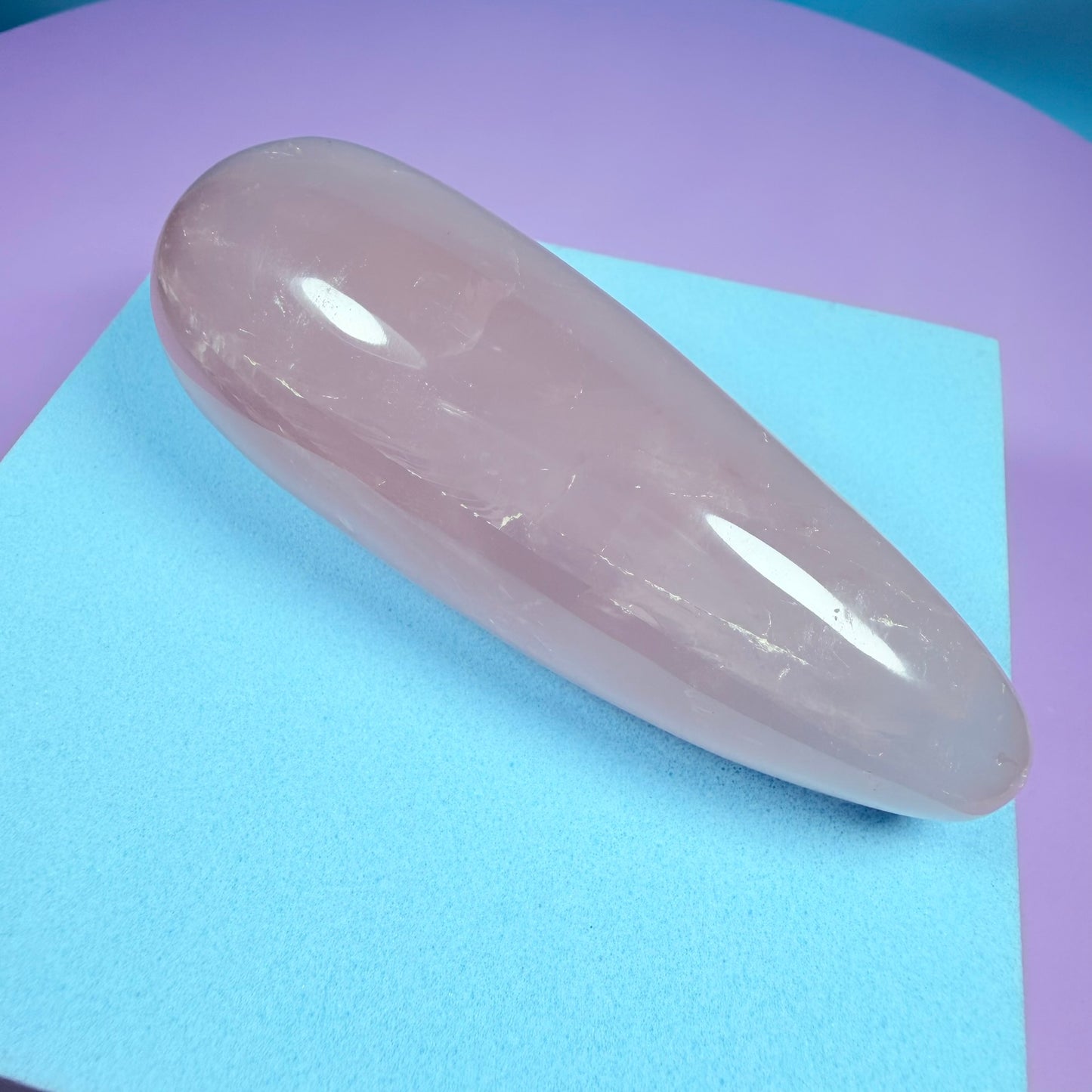 Rose Quartz Small Massage Wand (CHIPPED)