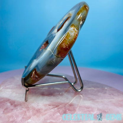 Carnelian Agate Cyclops Ogre Face Medium Carving