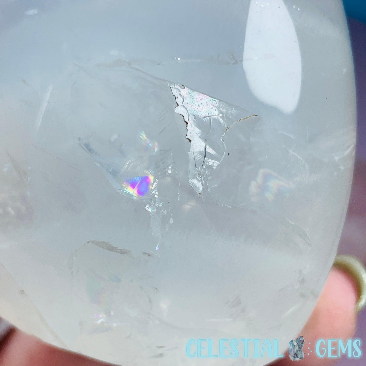 Girasol Pearl Quartz Medium Freeform (Video)