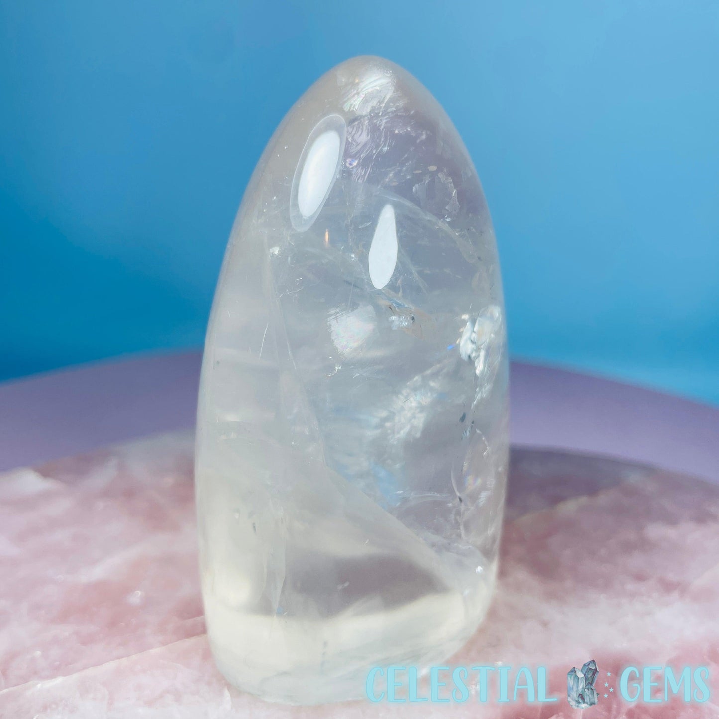 Girasol Pearl Quartz Medium Freeform (Video)