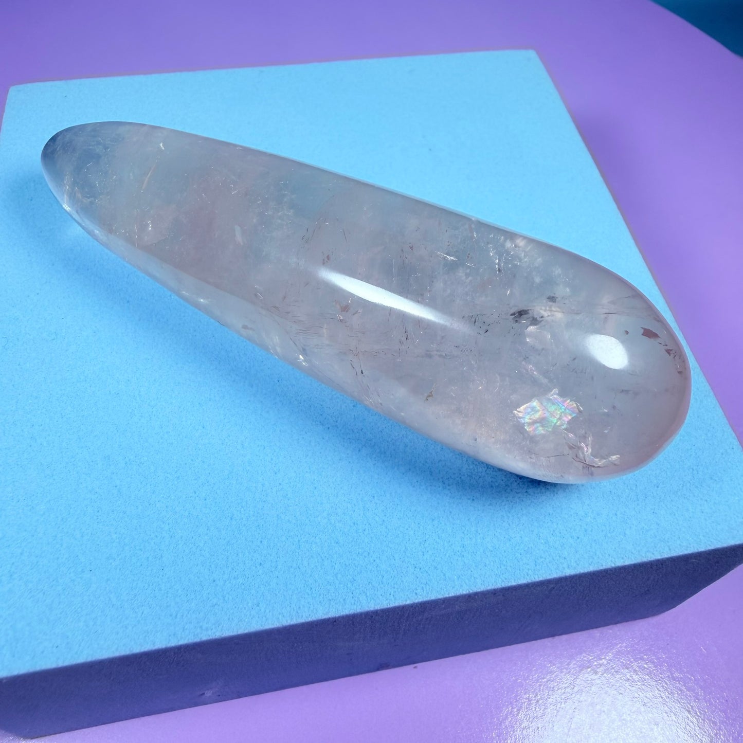 High Grade Rose Quartz Massage Wand