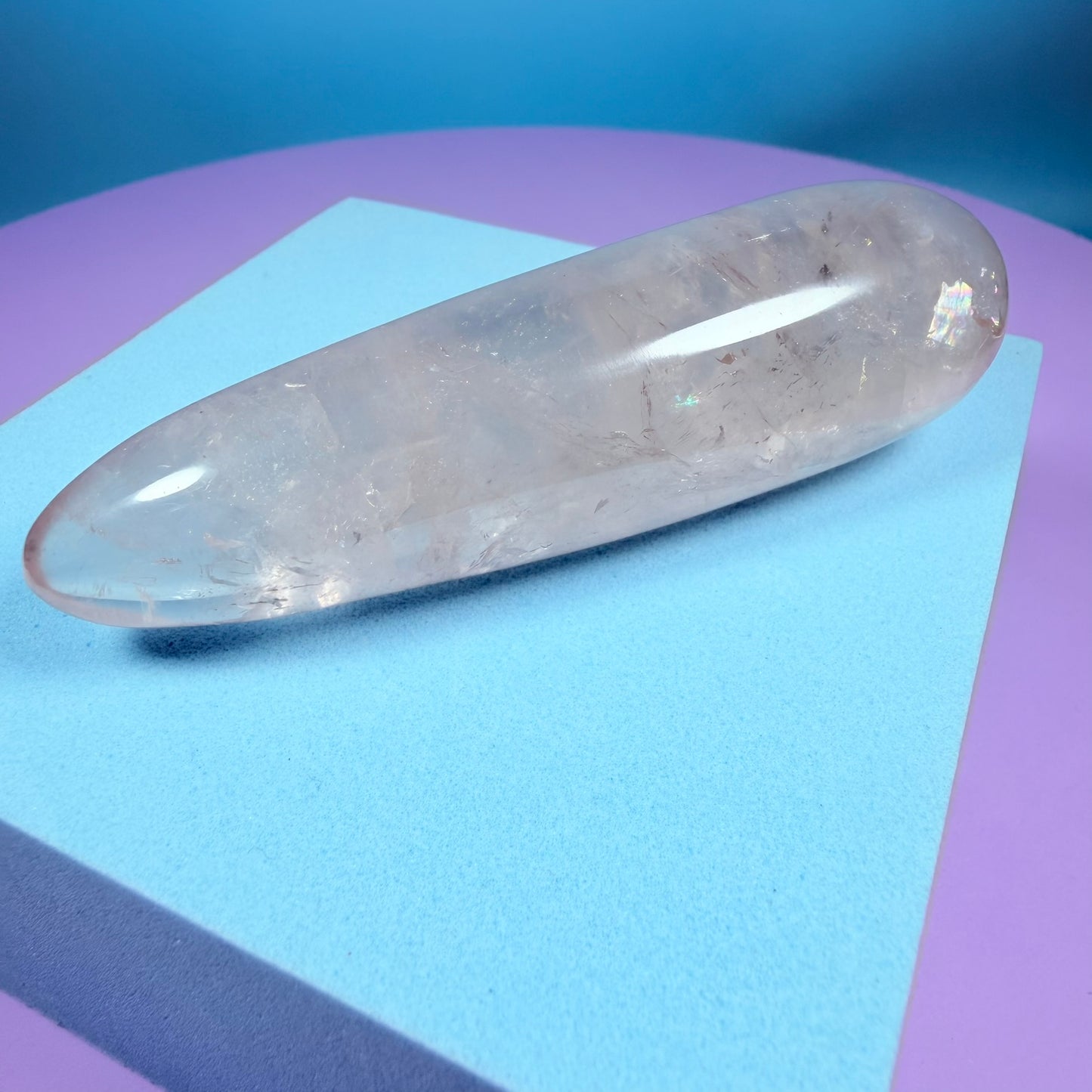 High Grade Rose Quartz Massage Wand