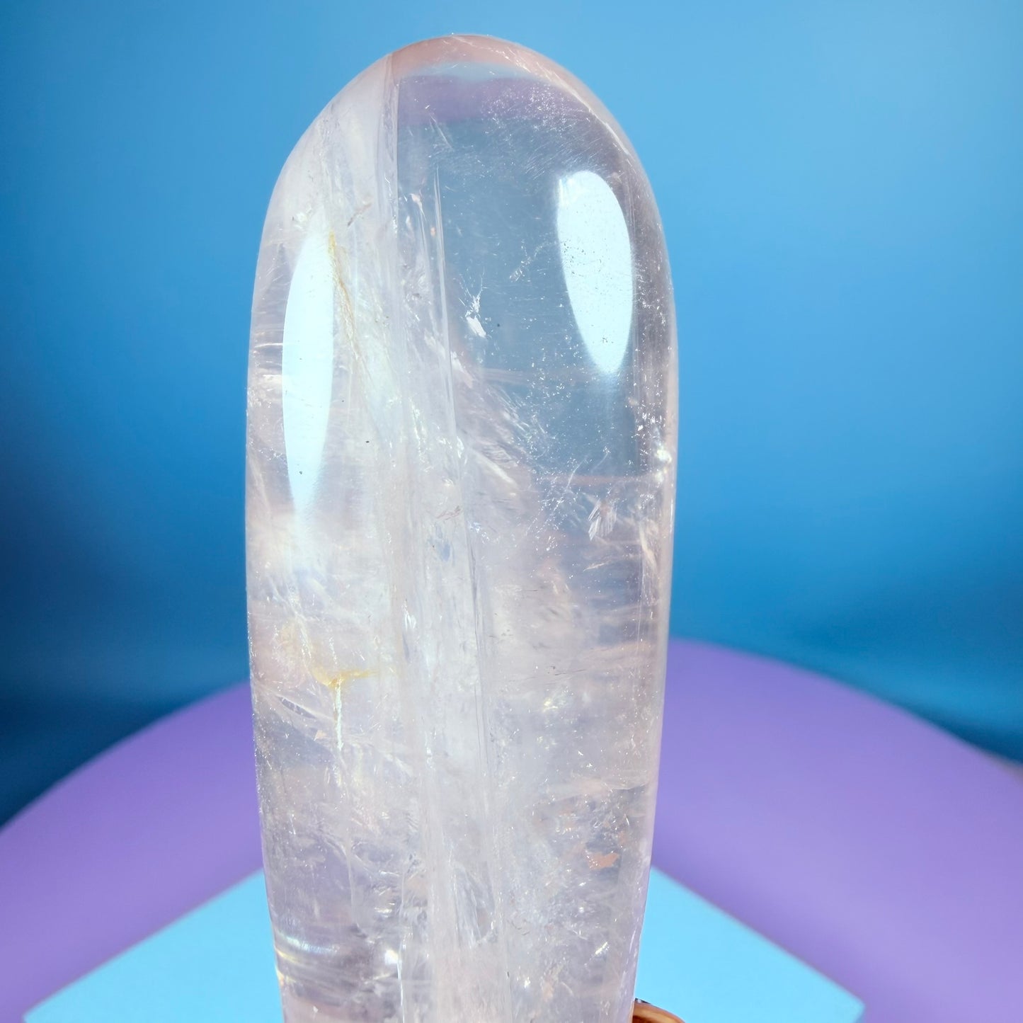 High Grade Rose Quartz Massage Wand