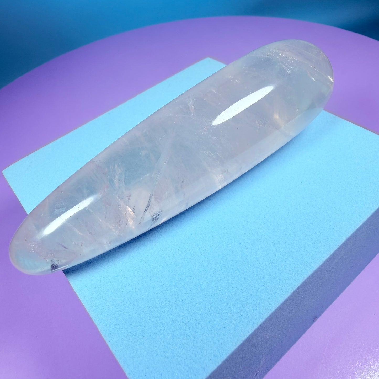High Grade Rose Quartz Massage Wand