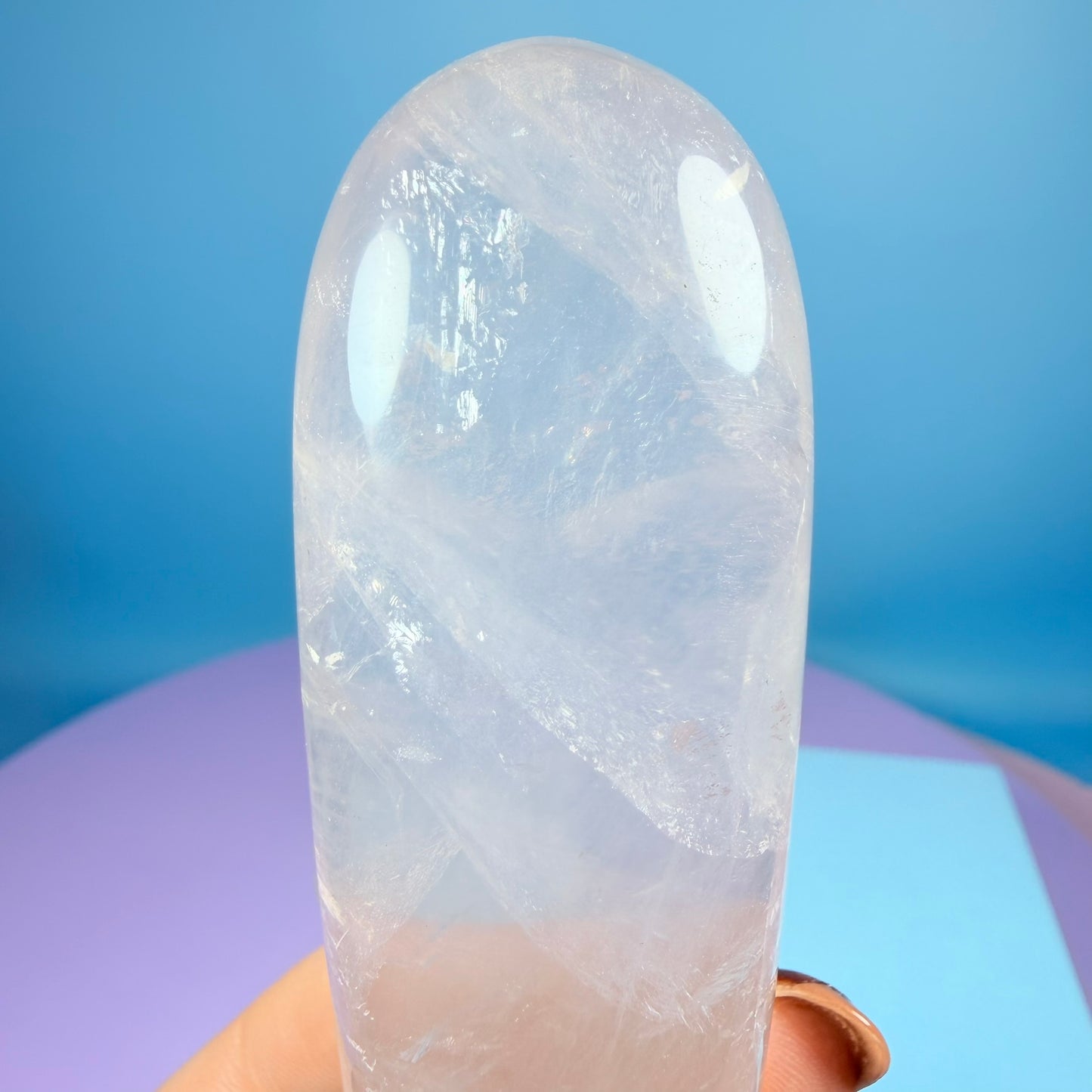 High Grade Rose Quartz Massage Wand
