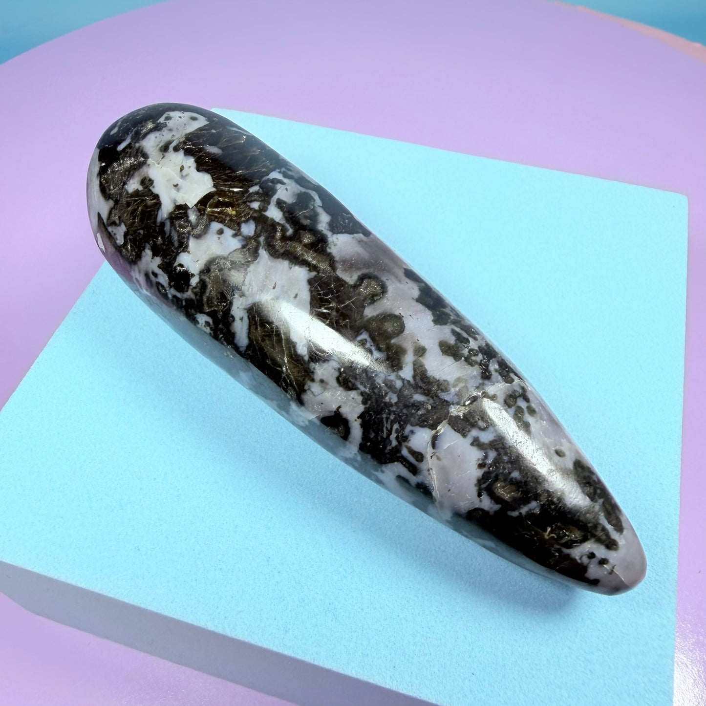 Indigo Gabbro (Mystic Merlinite) Massage Wand