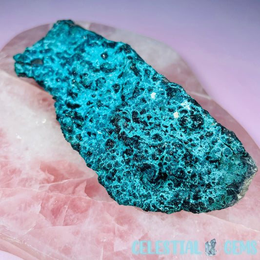 Gem Silica Chrysocolla + Shattuckite Raw Small Specimen