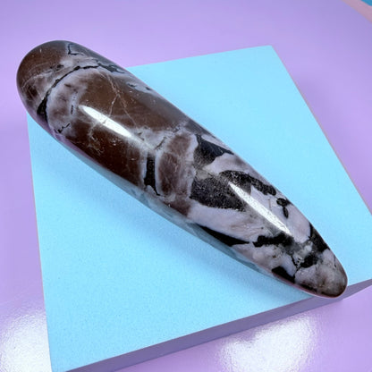 Indigo Gabbro (Mystic Merlinite) Massage Wand
