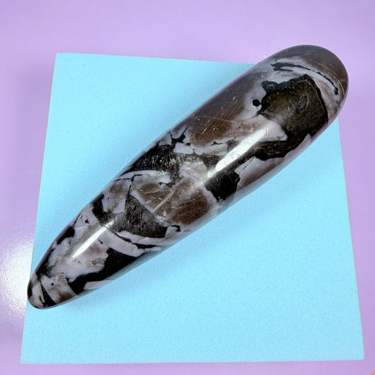 Indigo Gabbro (Mystic Merlinite) Massage Wand