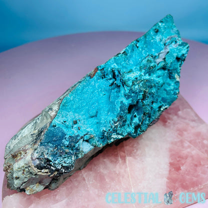 Gem Silica Chrysocolla + Shattuckite Raw Large Specimen