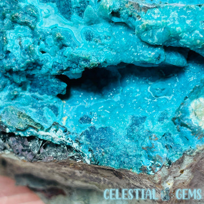 Gem Silica Chrysocolla + Shattuckite Raw Large Specimen