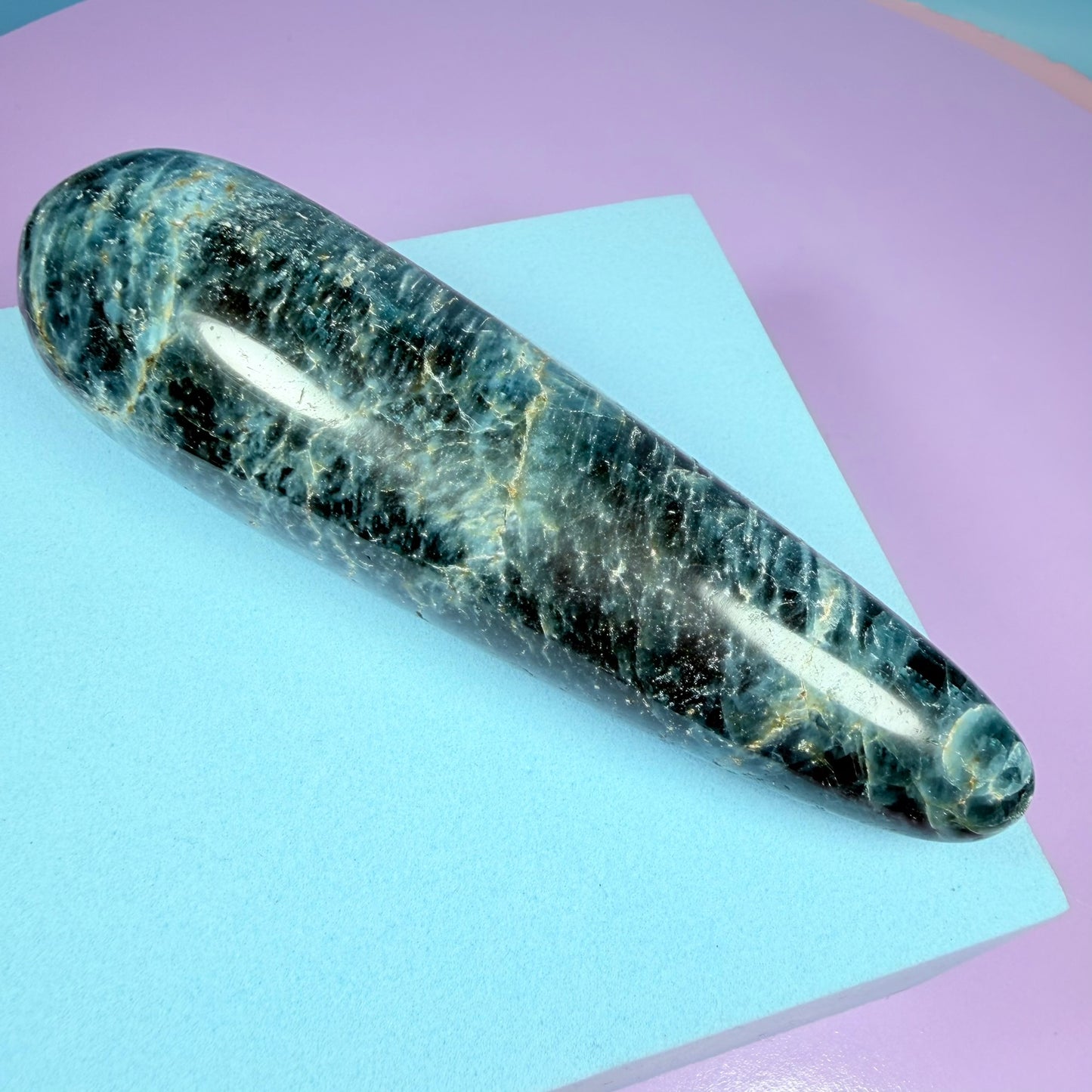 Blue Apatite Massage Wand (CHIPPED)