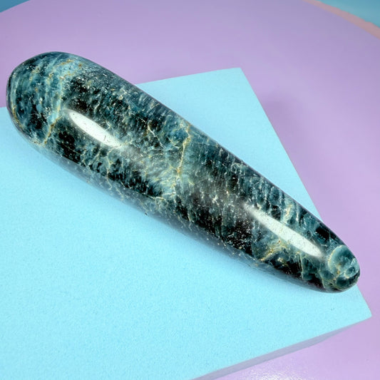 Blue Apatite Massage Wand (CHIPPED)
