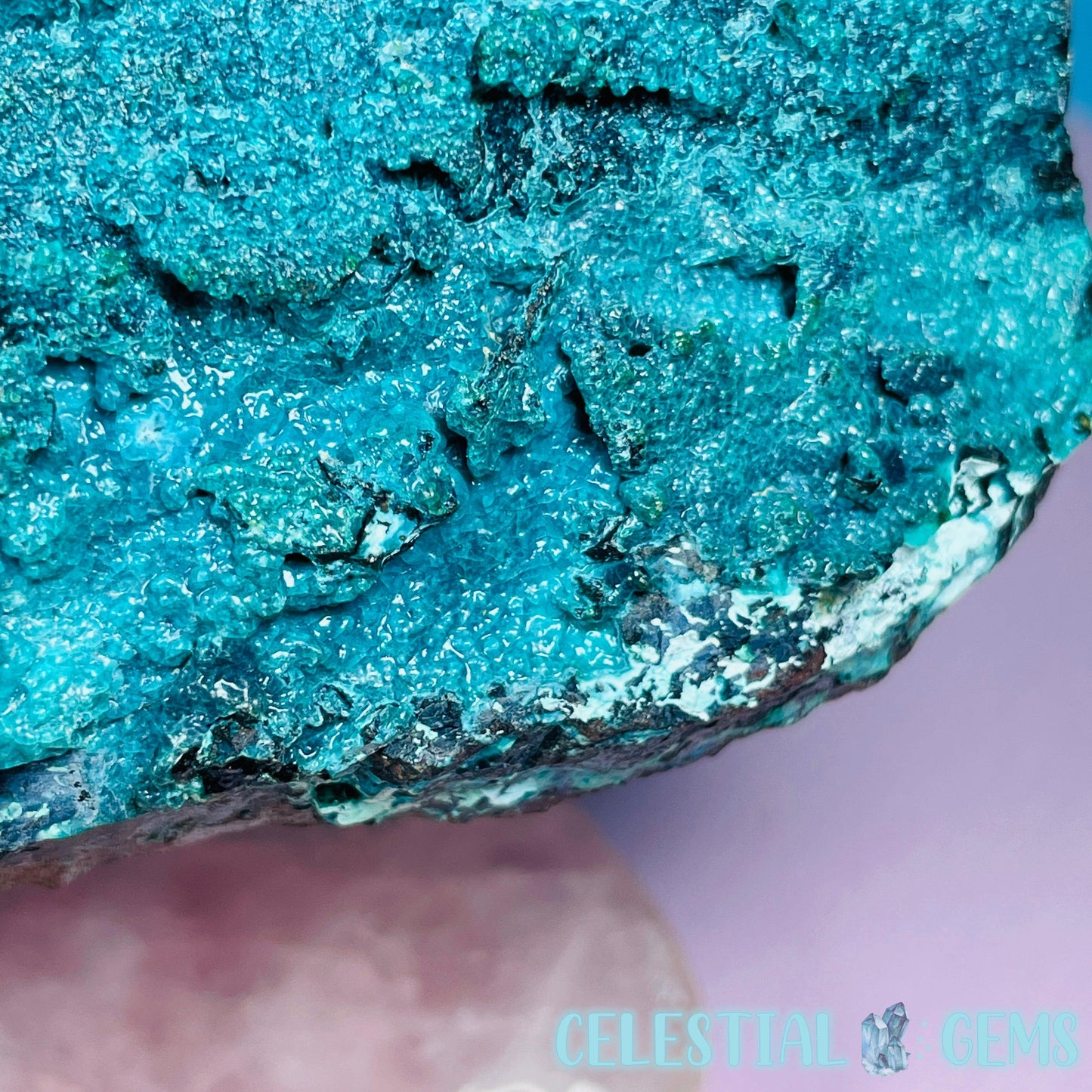 Gem Silica Chrysocolla + Shattuckite Raw Large Specimen