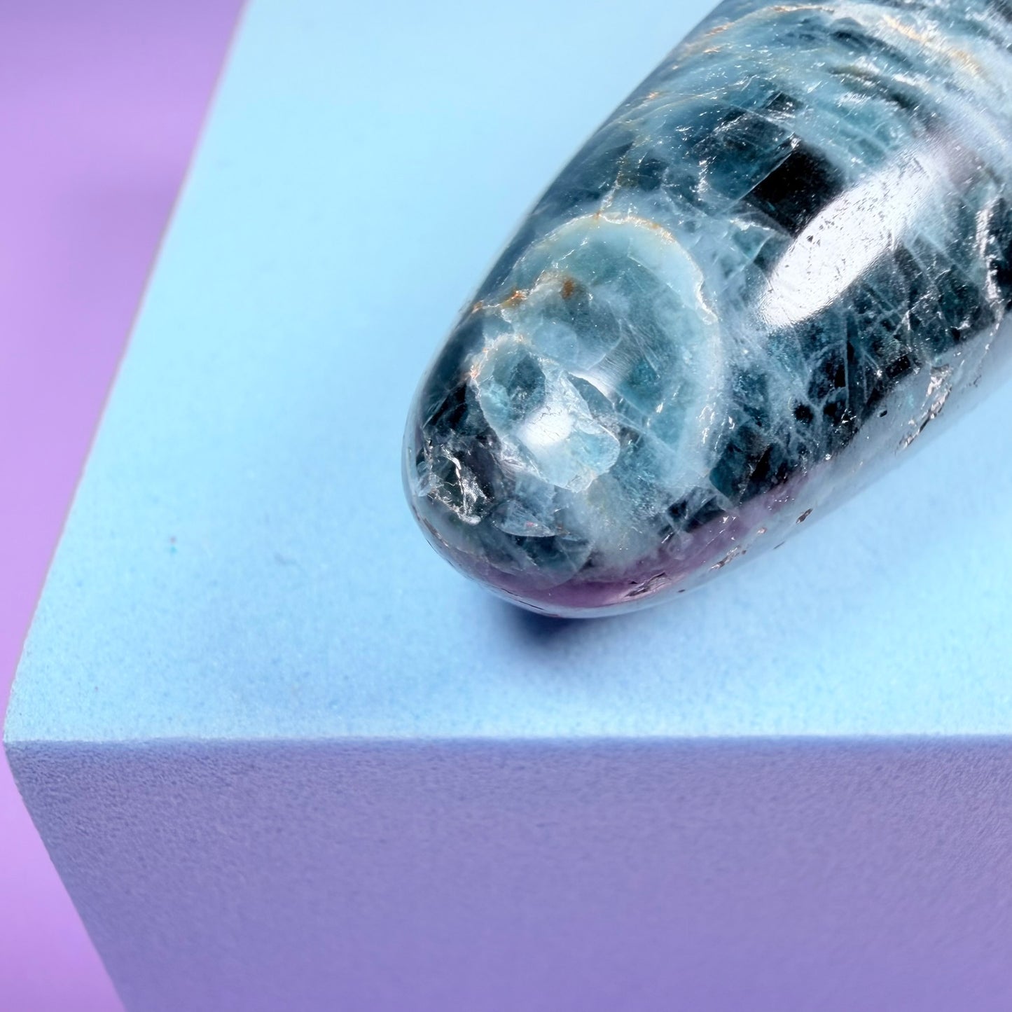 Blue Apatite Massage Wand (CHIPPED)