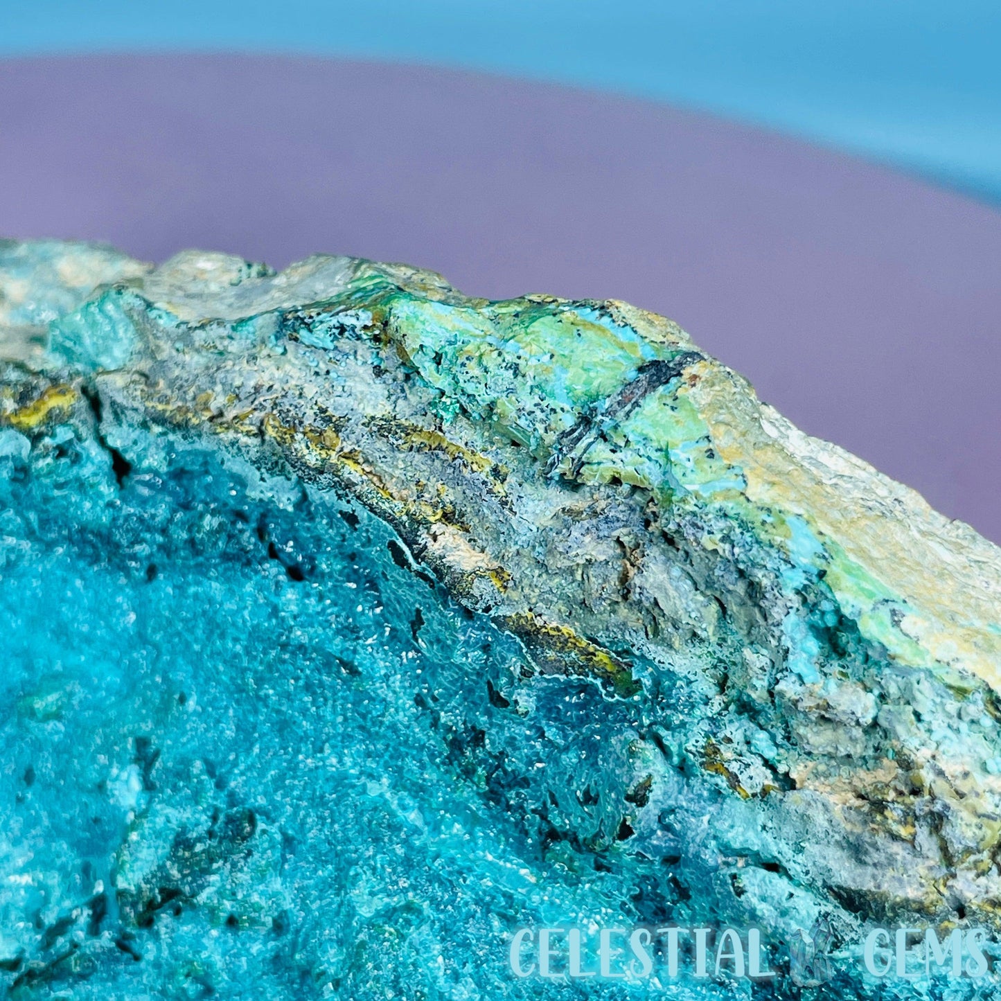 Gem Silica Chrysocolla + Shattuckite Raw Large Specimen