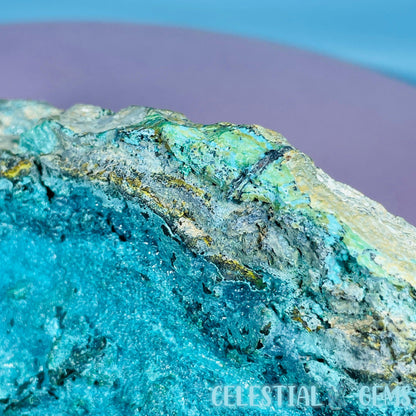 Gem Silica Chrysocolla + Shattuckite Raw Large Specimen
