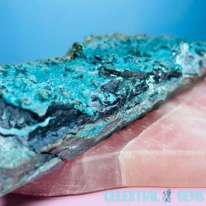 Gem Silica Chrysocolla + Shattuckite Raw Large Specimen