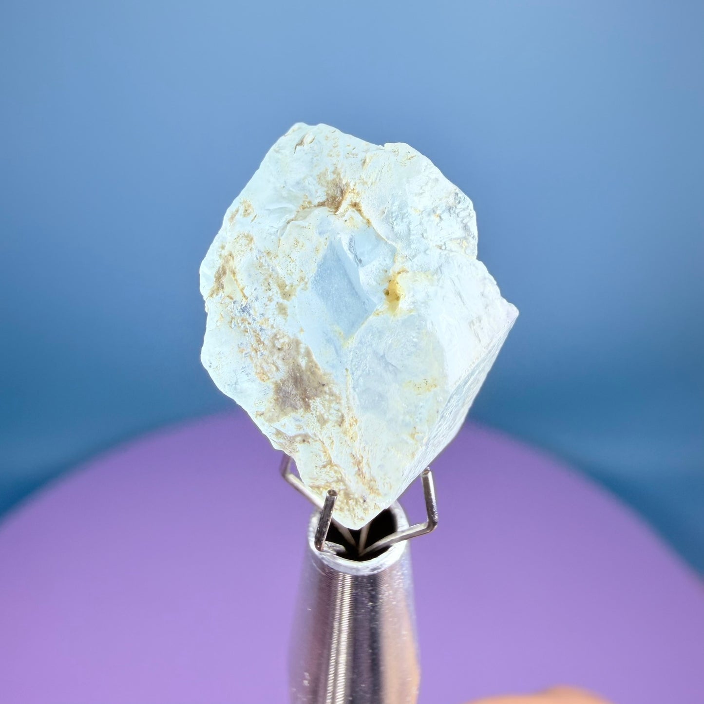 Sky Blue Topaz Crystal Specimen, Pakistan