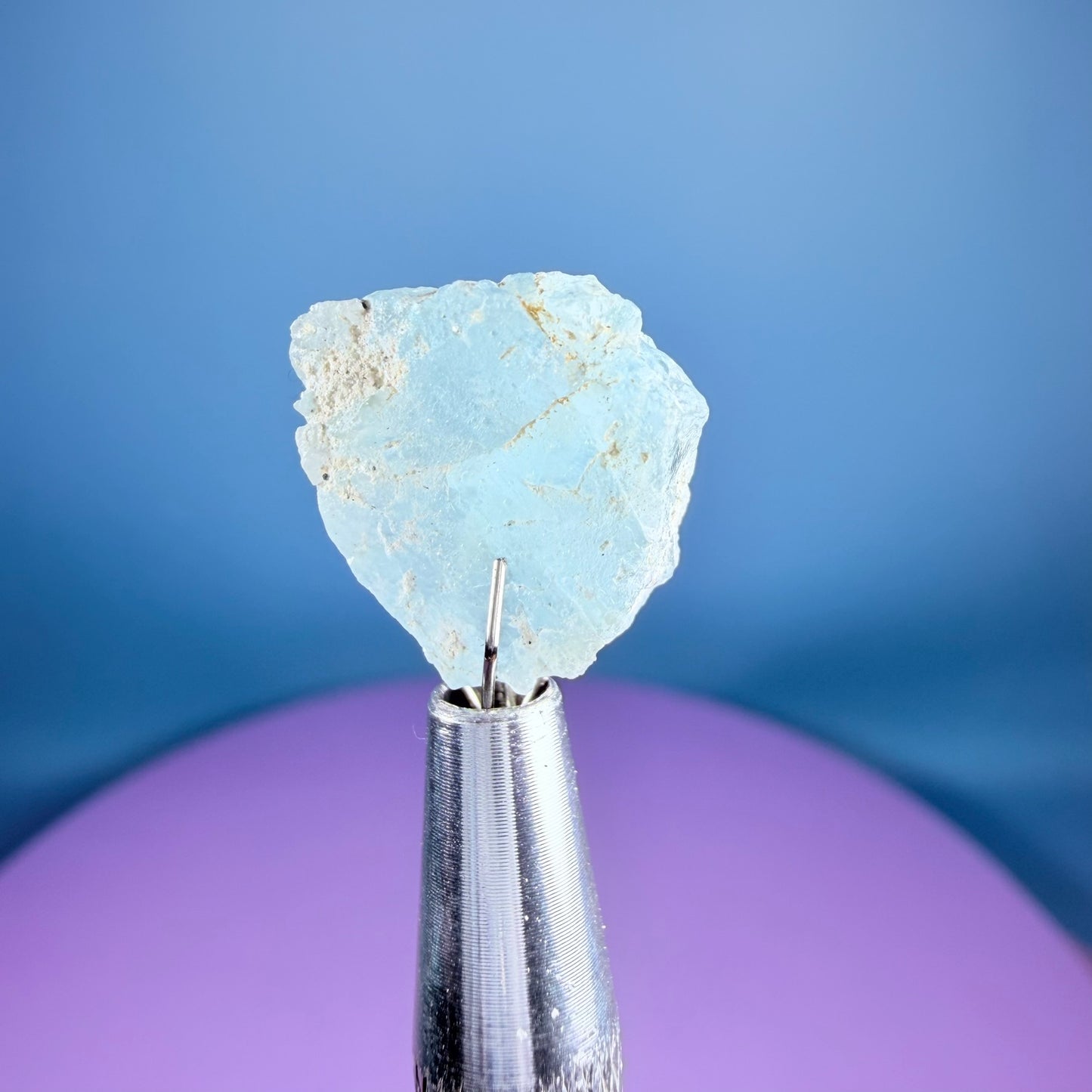 Sky Blue Topaz Crystal Specimen, Pakistan
