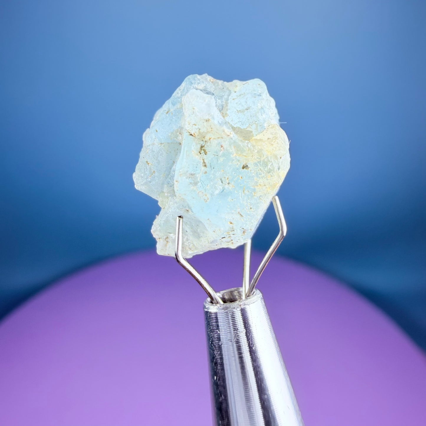 Sky Blue Topaz Crystal Specimen, Pakistan