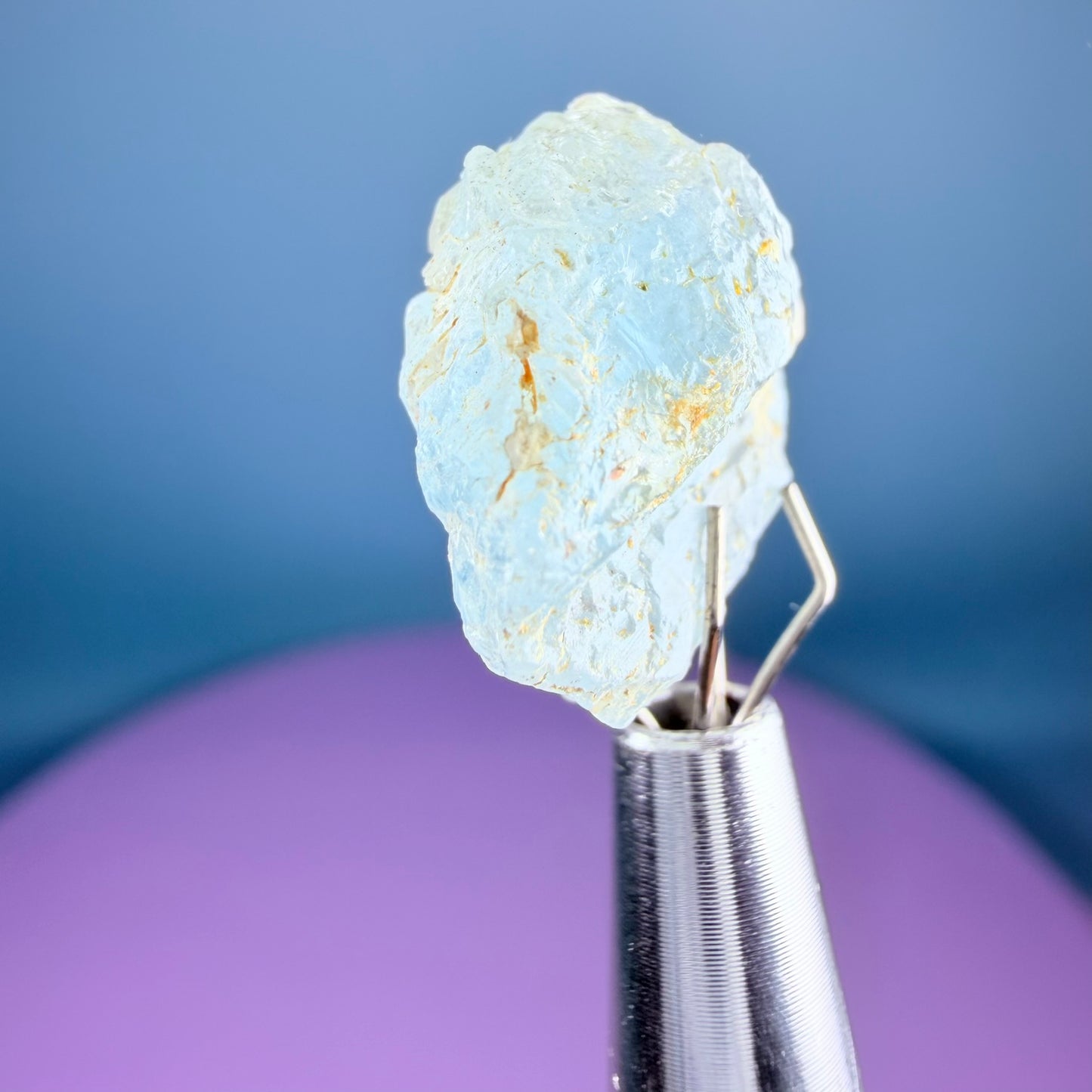 Sky Blue Topaz Crystal Specimen, Pakistan